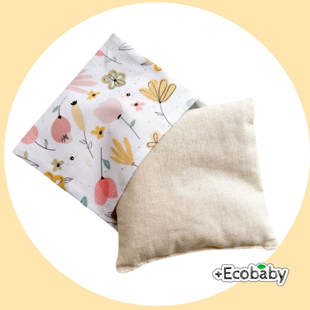 Bolsinha para Cólica Bebê Almofada Térmica Sementes e Ervas | Bolsa Reutilizável Natural.