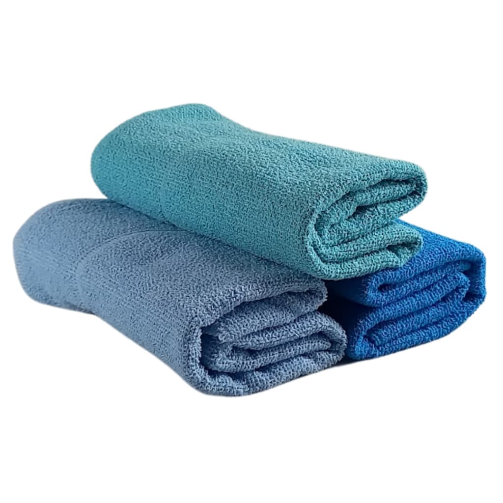 Kit Toalha De Rosto Grande 47x81cm Fio de Algodão Conforto e Maciez Ideal para Pousada Salão de Beleza e Uso Diário