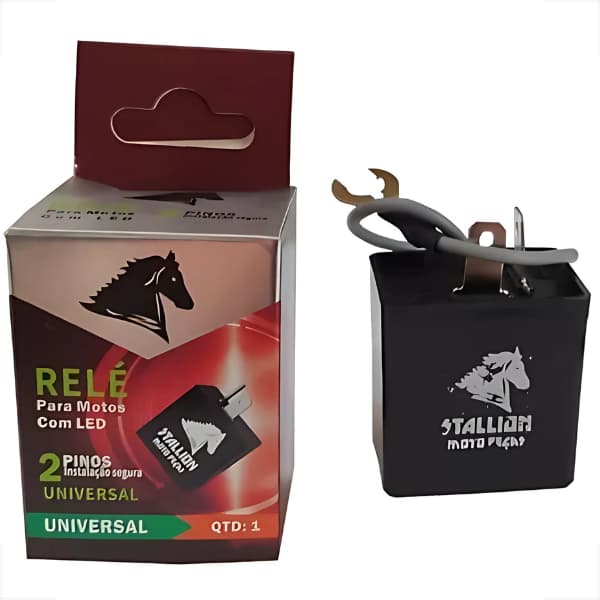 Rele Pisca Seta Led Moto Dois 2 Pinos 12v Universal Moto
