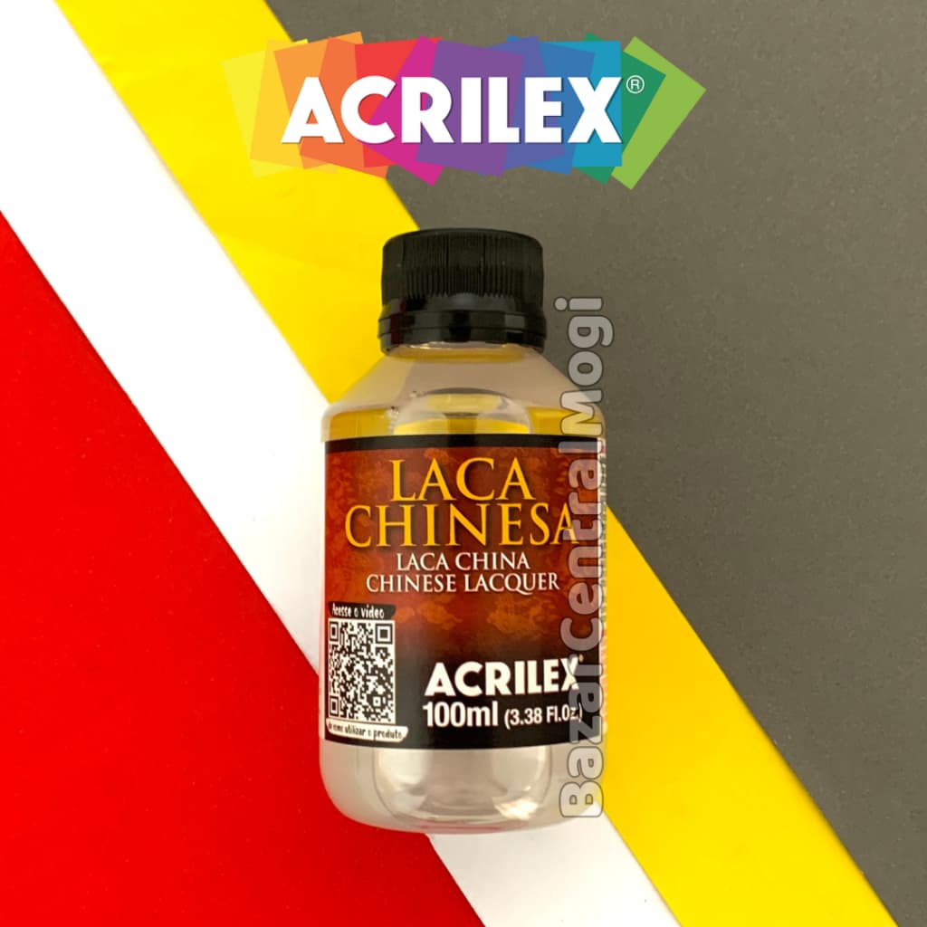 Laca Chinesa 100ml Acrilex Incolor Transparente Impermeabilizante