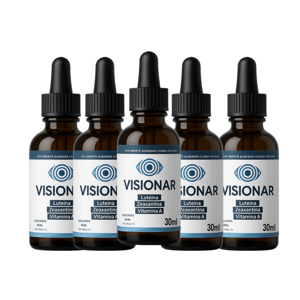 5 Frascos Visionar - Suporte Para Sua Saúde Ocular