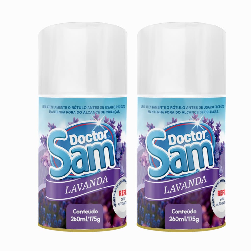 Kit c/2 Refil Odorizador de Ambientes Lavanda - 260ml/175g