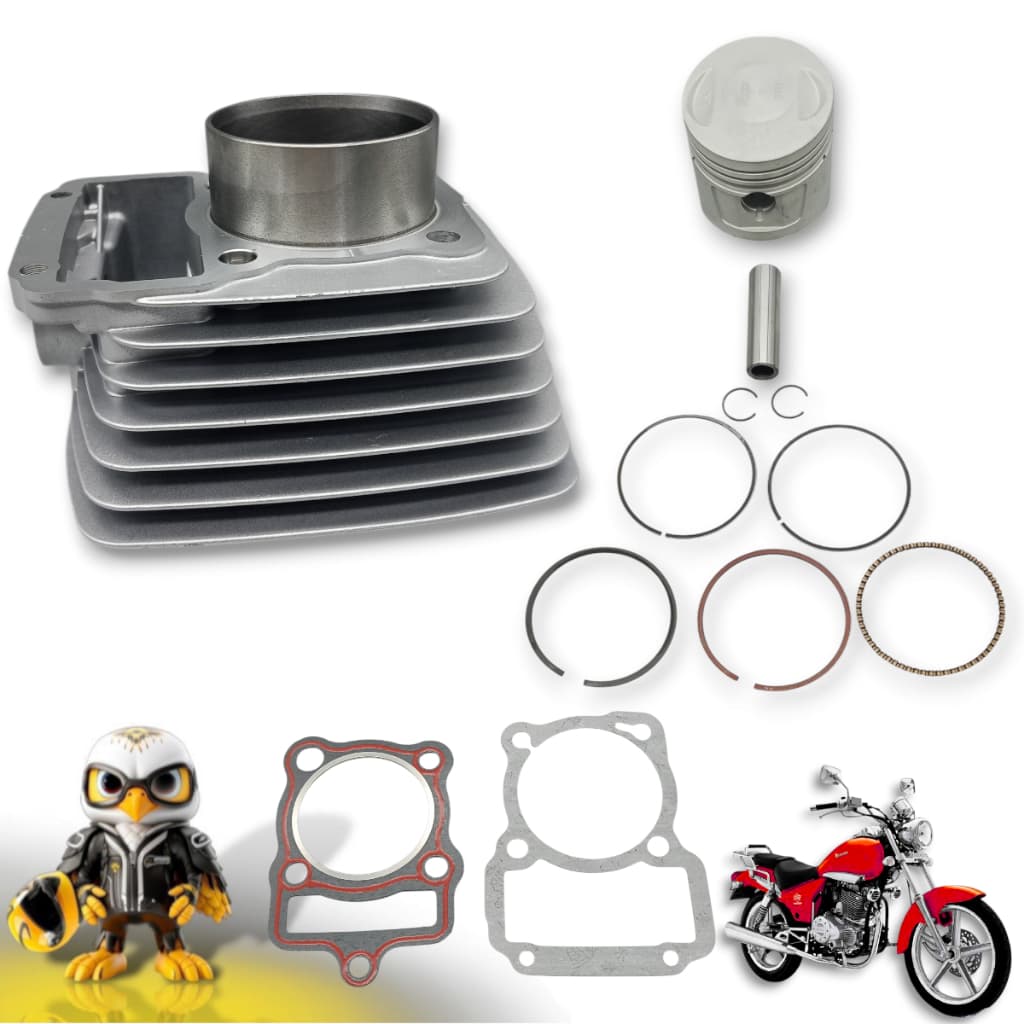 Kit Cilindro Motor Dafra Kansas Speed 150 2008 Á 2015