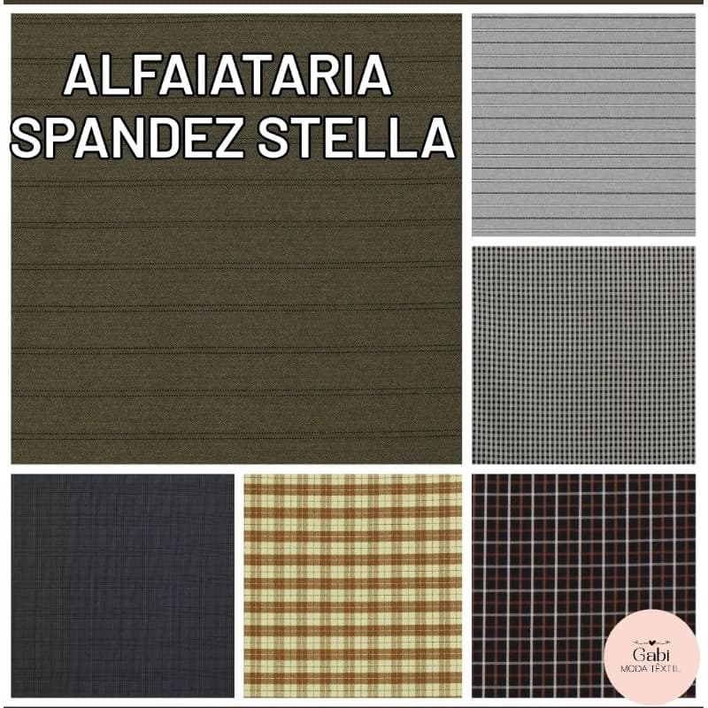 Tecido Alfaiataria Spandex Stella (3m x 1,50m)