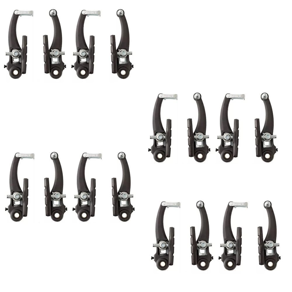 Kit 4 Jogo Freio Bicicleta V-brake Nylon Dianteiro/traseiro 110mm  - 8 PARES