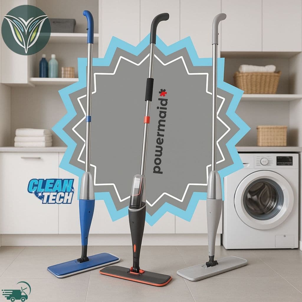 Mop Spray Com Reservatório Flat Vassoura Rodo Esfregão Mágico Microfibra Limpa Limpeza Inteligente Multiuso Giratório