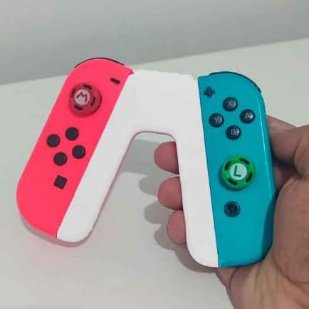 Suporte Grip De Mão Compatível com JoyCon Nintendo Switch Controle