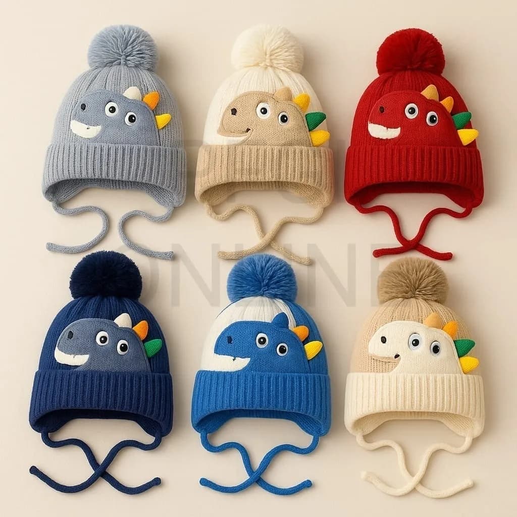 Touca Gorro Infantil Forrada Menina/menino Térmica Inverno
