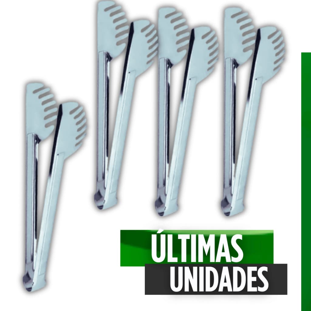 Pegadores 20cm De Massa E Salada Em Aço Inox Para Cozinha Restaurantes Universal Variáveis