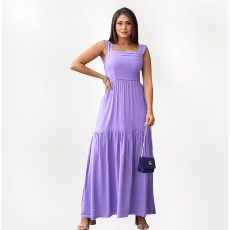 Vestido Longo Casual Chic – Conforto e Estilo