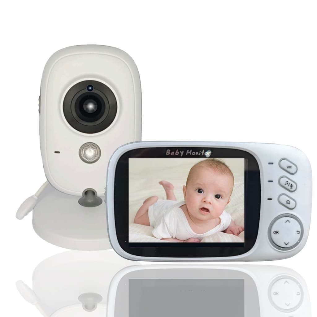 Baby Monitor Vb603 Baba Eletrônica Com Monitor+suporte Branco 110/220v