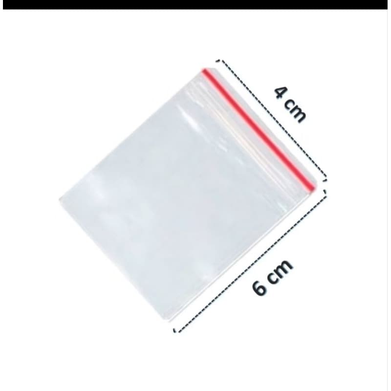 Saco Plástico Transparente 4x6 Fecho ZIP Hermético Abre E Fecha Com / 500 Unidades. Entregar Rápida.