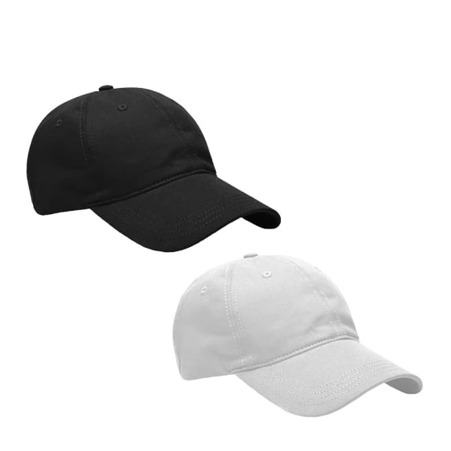 Kit 2 bonés Liso Aba Curva Masculino 100% Algodão Promoção