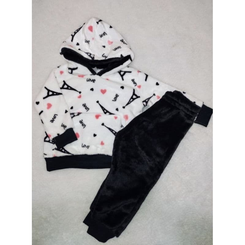 Conjunto Inverno Fleece Baby Quentinho Menina ou Menino