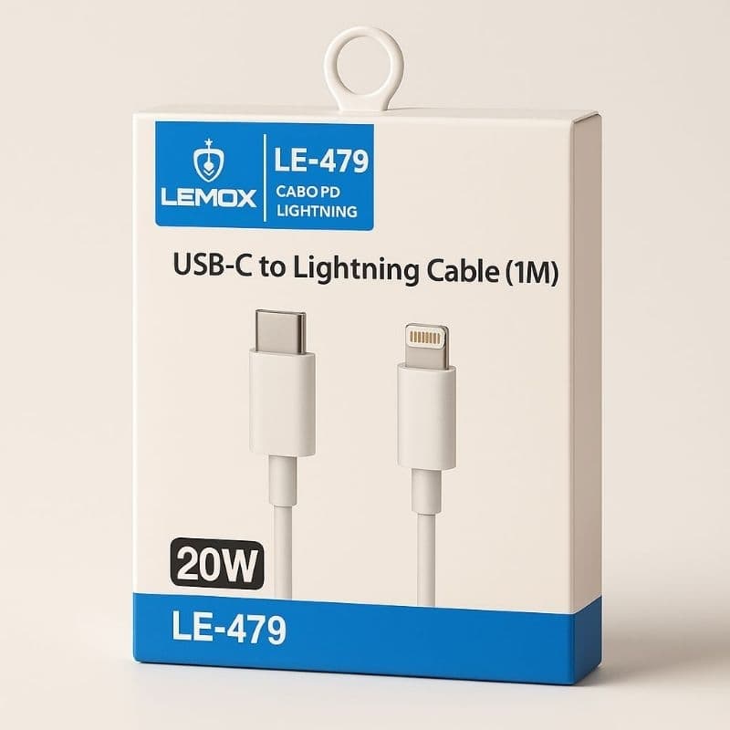 Cabo USB-C Compativel Lightning 20W - 1M