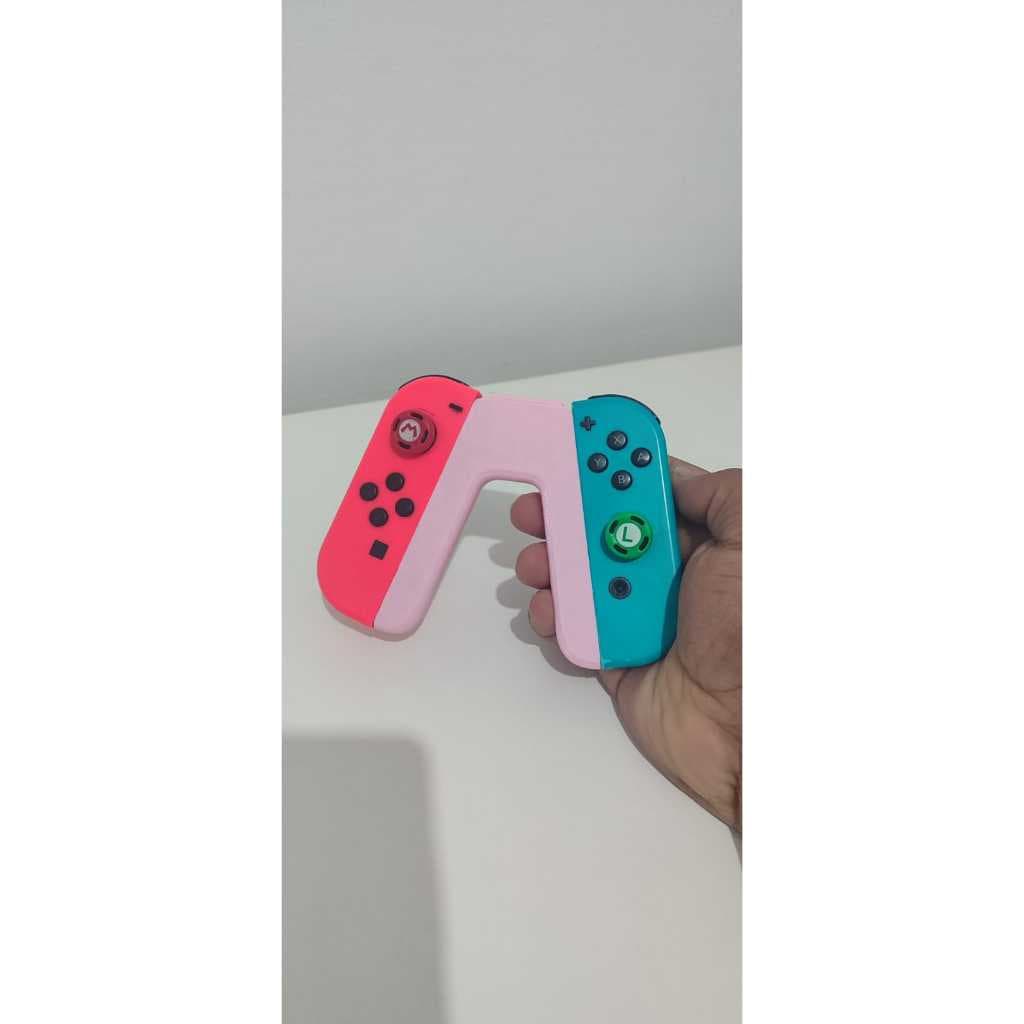Suporte Grip De Mão Compatível com JoyCon Nintendo Switch Controle