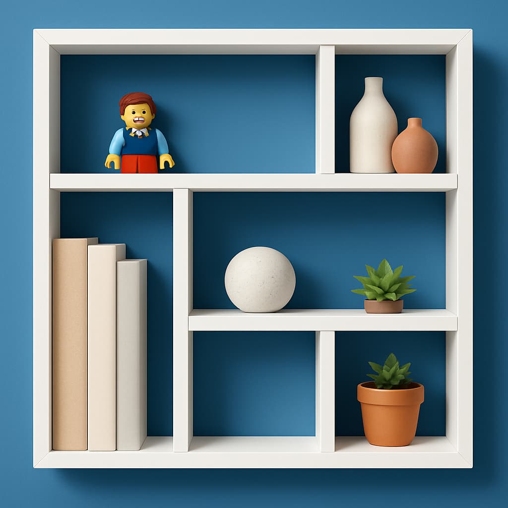 Prateleira Decorativa Mdf 80cm Porta Livros Enfeite Elegante MULTIUSO