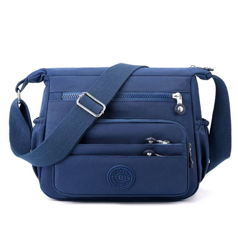Nova Nylon Saco Crossbody Das Mulheres Da Lona De Ombro Único Leve Multilayer ladies Casual Saco