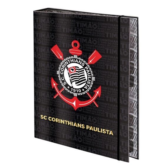 Fichario Universitário Corinthians Paulista DAC48 Folhas