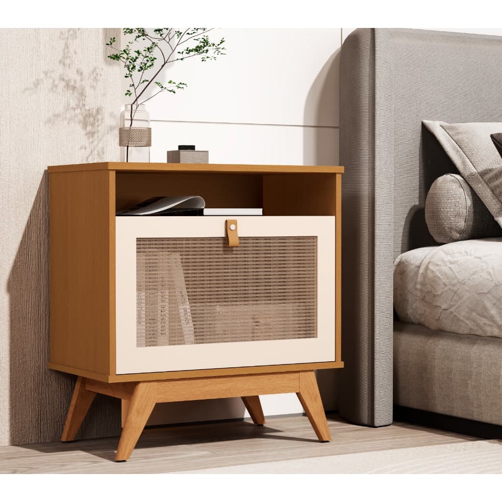Mesa de Cabeceira Camu New organizador criado mudo box para quarto