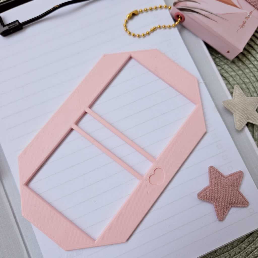 Gabarito para bloco adesivo -  Porta Post-it - Não Gruda