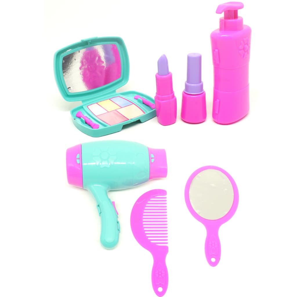 Kit Beleza de brinquedo infantil menina modelo maquiagem criança