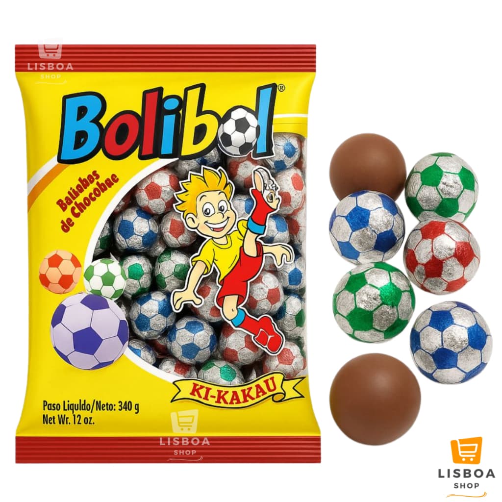 Bolinha de Chocolate Bolibol Pacote 340g c/48un - Ki kakau