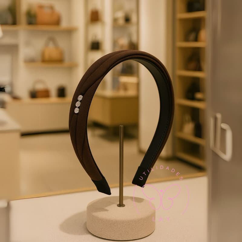 Arquinho Arco Para Cabelo Penteado Tiara Com estras