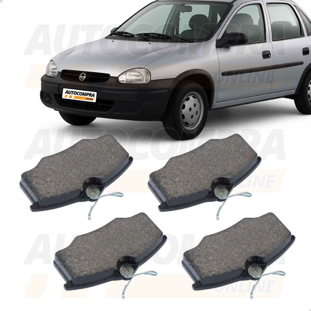Jogo de Pastilhas de Freios Dianteira Para o Gm Chevrolet Corsa 1.0 1996 a 2000