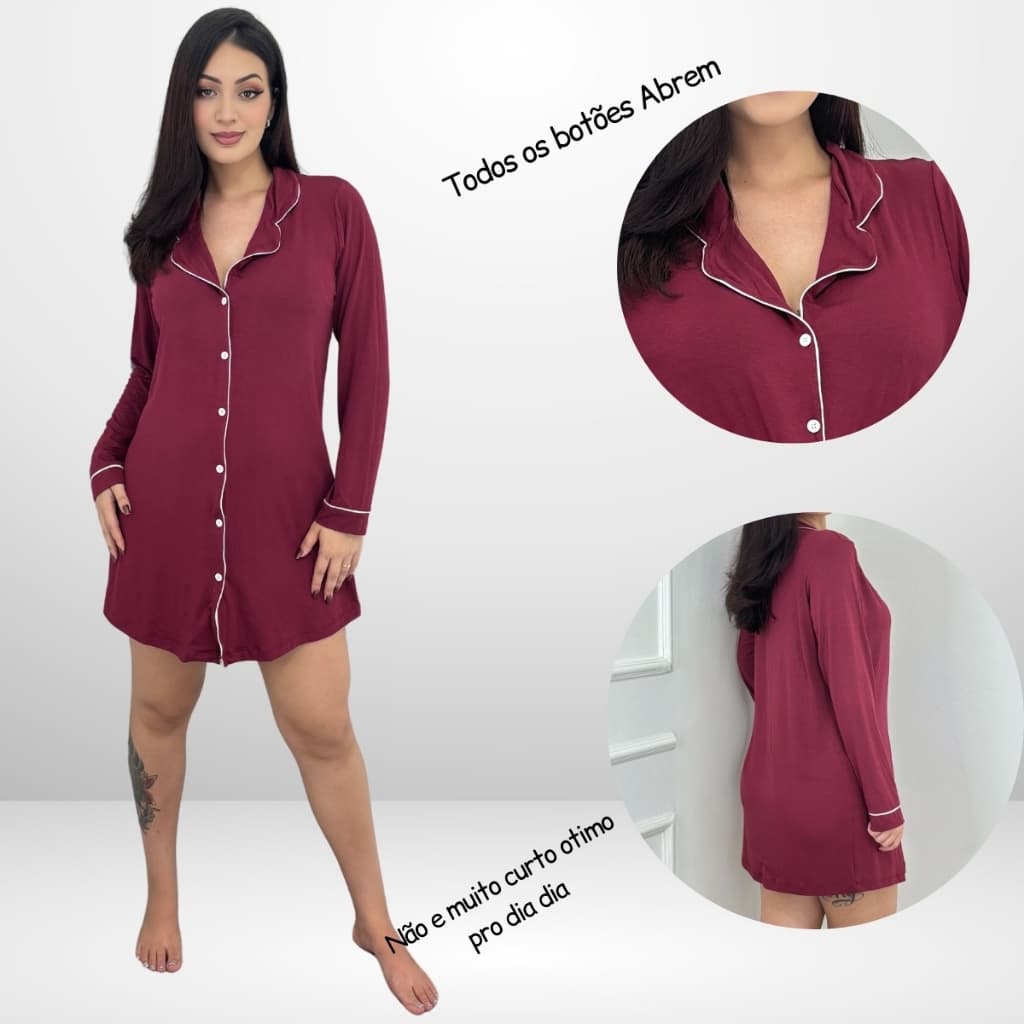 Camisola Americana Preta Feminina Manga Longa Conforto e Estilo do P ao GG