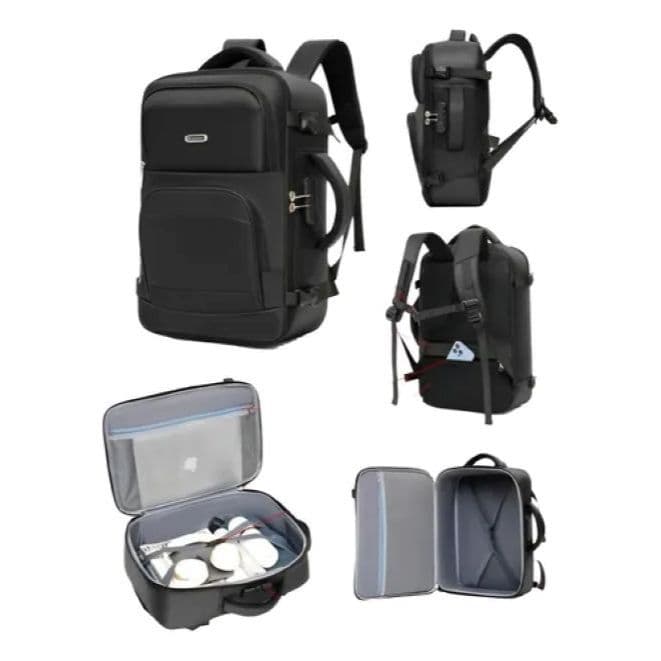 Mochila Mala De Bordo Viagem Com Cadeado Impermeavel