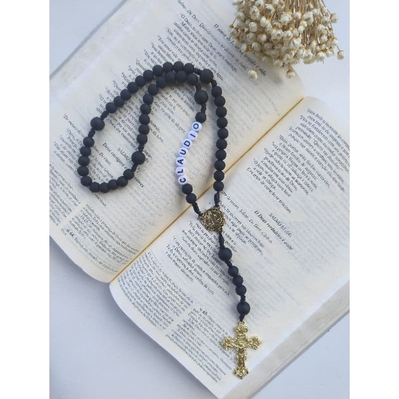 terço personalizado com nome |terço católico |terço artesanal | presente religioso