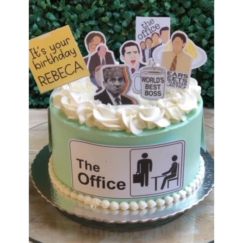 TOPO DE BOLO PERSONALIZADOS- The Office ( 3 modelos diferentes)