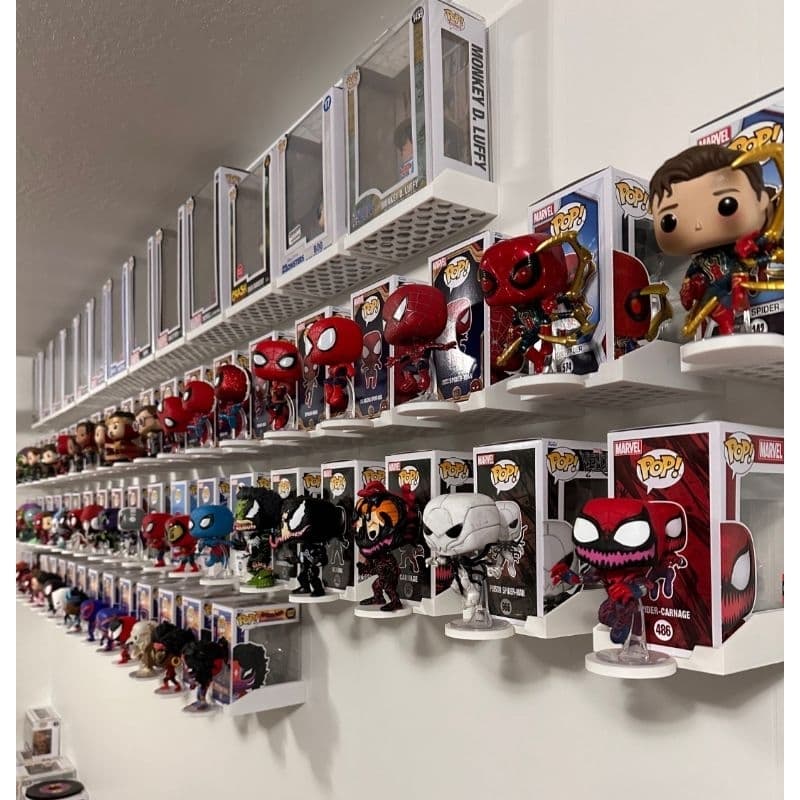 Suporte FUNKO POP em Formato que preserva a caixa. Decoração criativa. Monte seu kit. Coleção