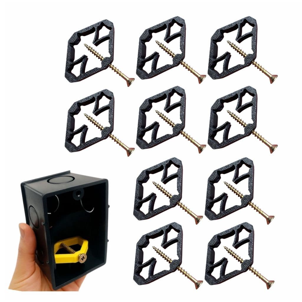 KIT 10 REPARO CAIXA DE LUZ E TOMADA ELÉTRICA 4X2 SALVA ABAS