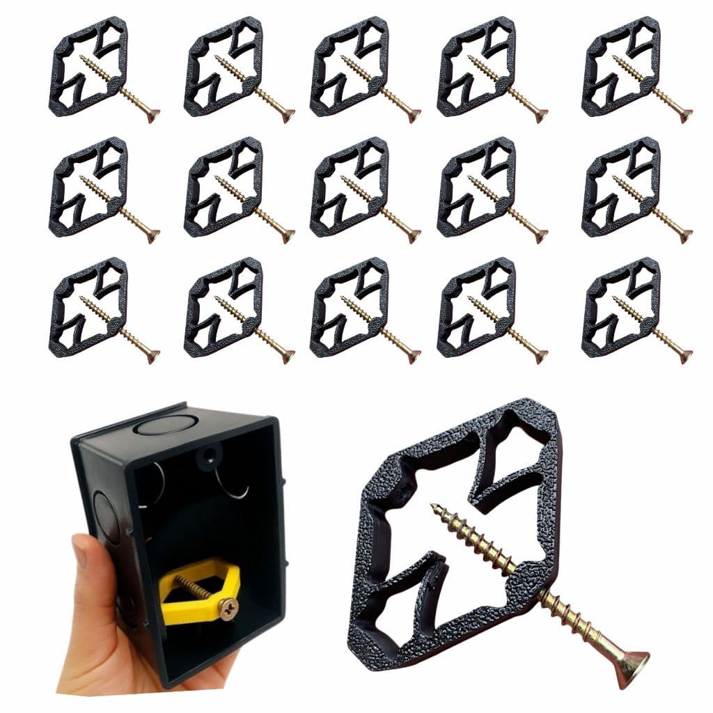 KIT 20 REPARO CAIXA DE LUZ E TOMADA ELÉTRICA 4X2 SALVA ABAS