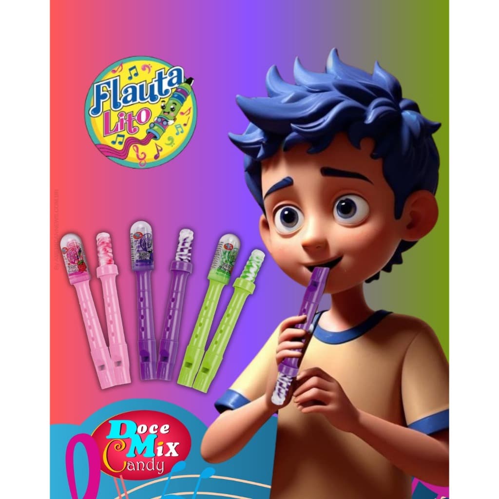 Pirulito flauta c/15ud-doce mixDesperte o músico do seu filho-Uma boa diversão-musica,ENVIO IMEDIATO