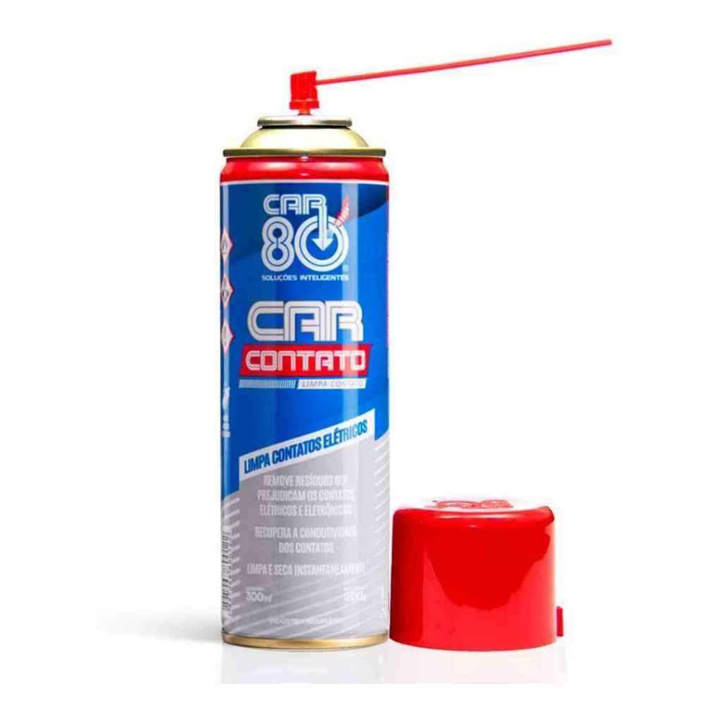 Limpa Contato Elétrico CAR80 | Spray para Componentes Eletrônicos, Placas, Chicotes e Conectores