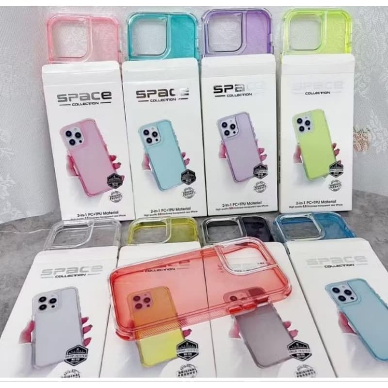 Capa Capinha Space 3 Silicone Premium Para iPhone 15,iPhone 15Pro,iPhone 15Pro Max 16
