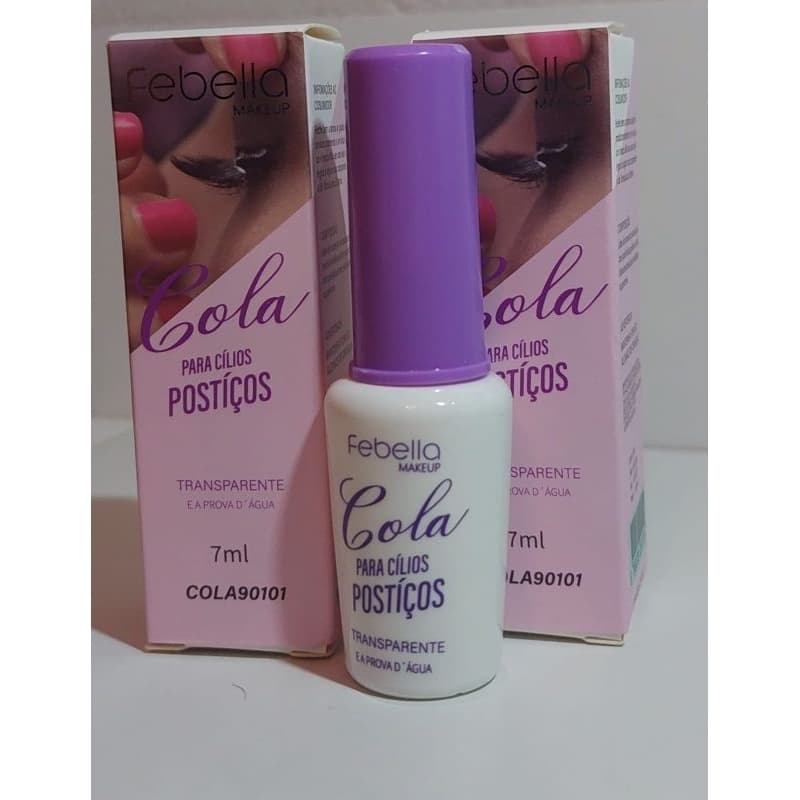 cola para cílios postiços transparente