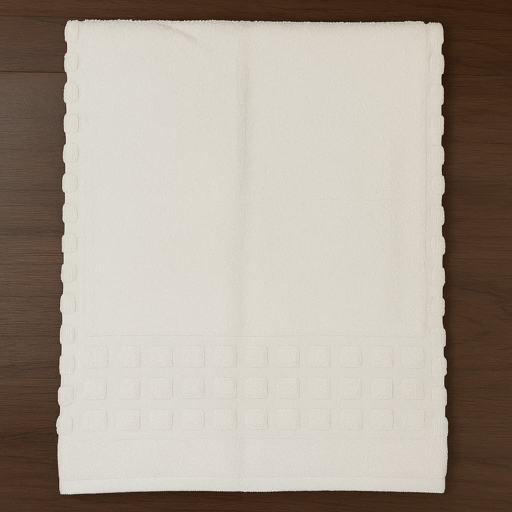 Toalha de Piso 48x80 Teka Toronto Profiline Tapete para Banheiro Algodão Alta Absorção Hotel Pousada