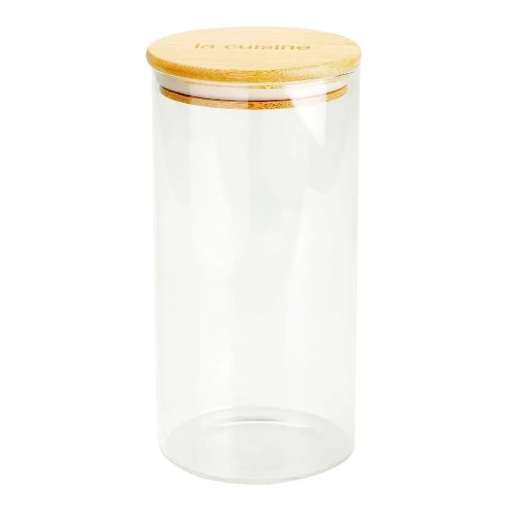 Pote Hermético com Tampa de Bambu 980ml La Cuisine