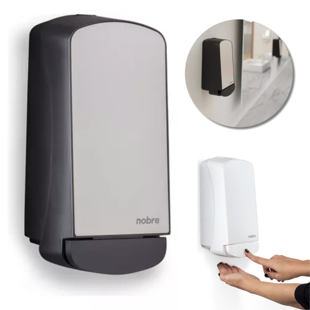 Dispenser De Parede Liquida Inox Luxo Para Álcool Gel Detergente Saboneteira Casa Cozinha Escritório