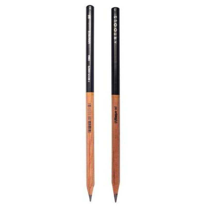 Lápis Grafite graduado para desenho técnico, artístico, quadrinho, mangá, Cartoon Artools 2H H HB B 2B 3B 4B 5B 6B 7B 9B