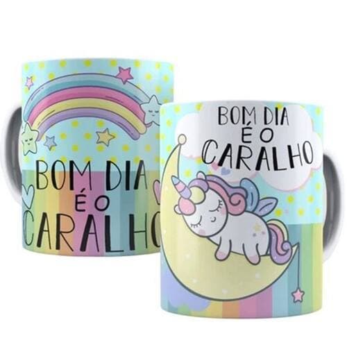 CANECA UNICÓRNIO BOM DIA
