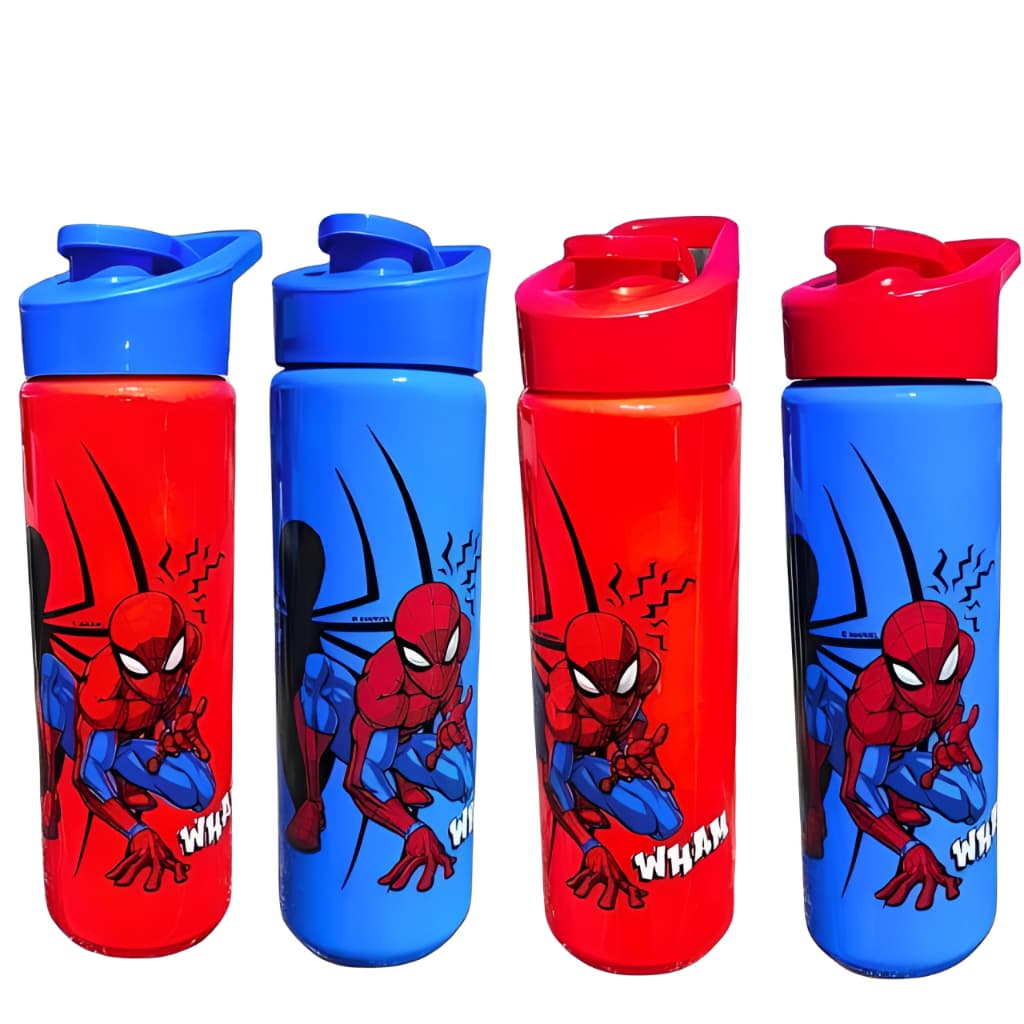 "Garrafa Squeeze Spider-Man 700ml Marvel Original - Ideal p/ Geeks & Nerds"