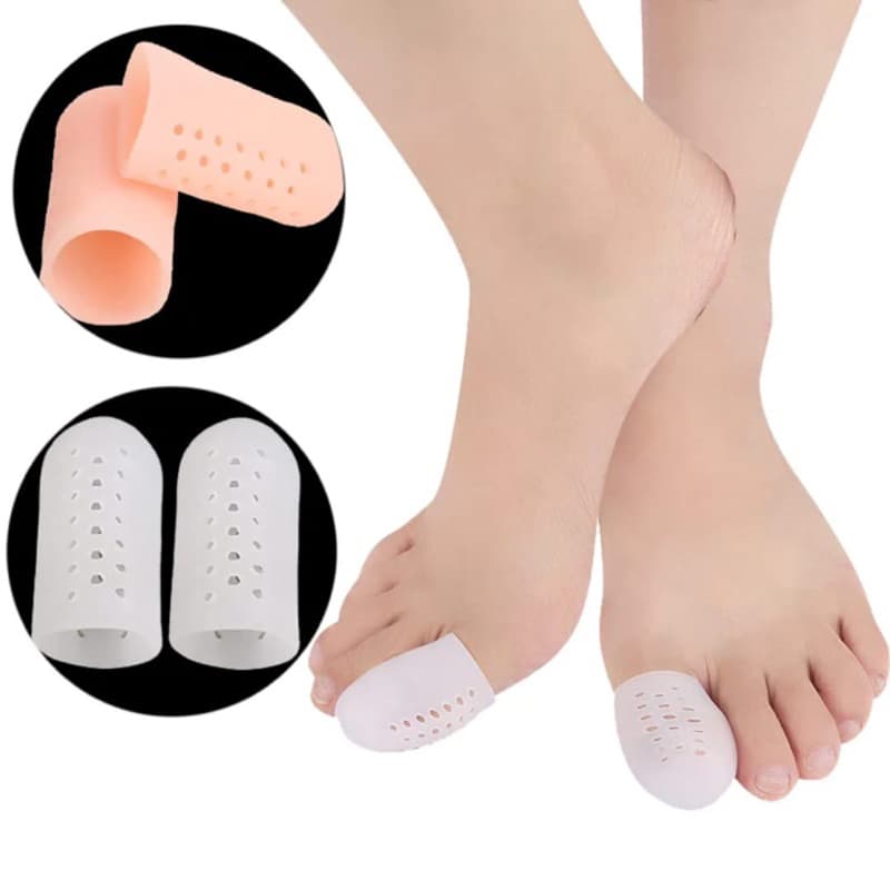 Kit Dedeiras de Silicone Protetor Para Dedo Dedão do Pé