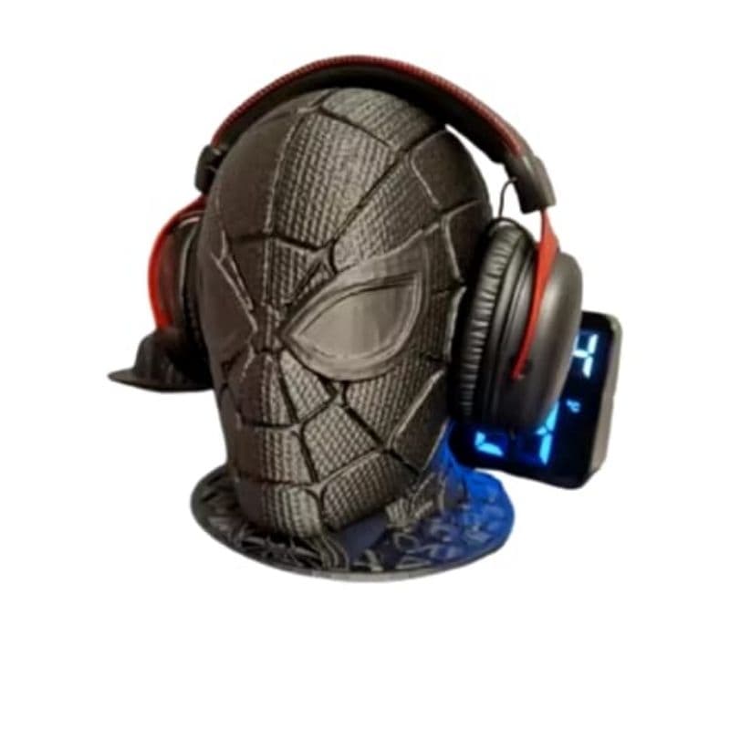Suporte para Fone de ouvido Headset - Cabeça do homem aranha.