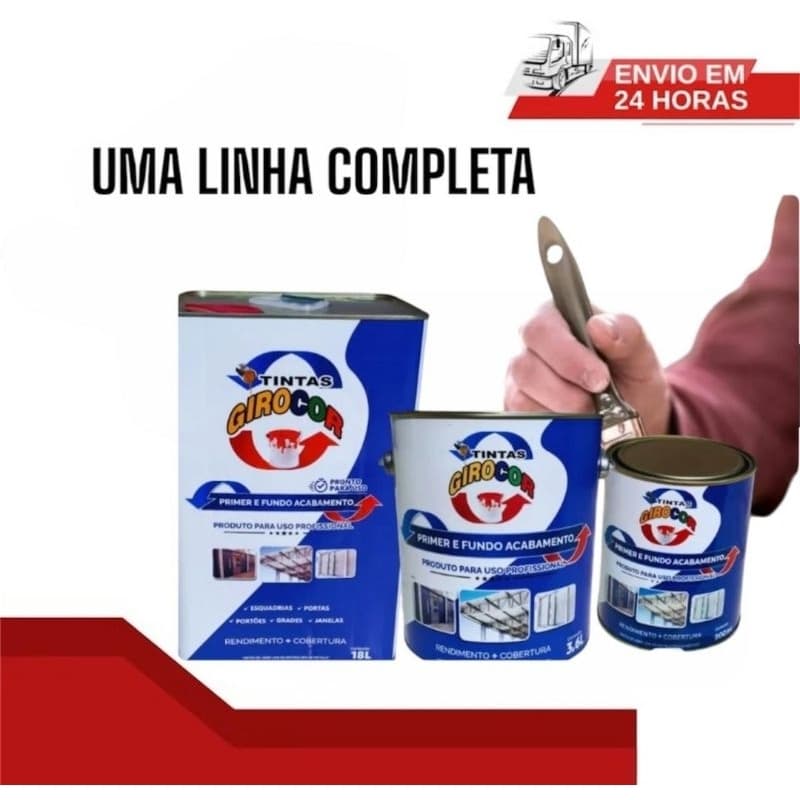Tinta zarcao fundo acabamento 18lts cinza médio base para acabamento.