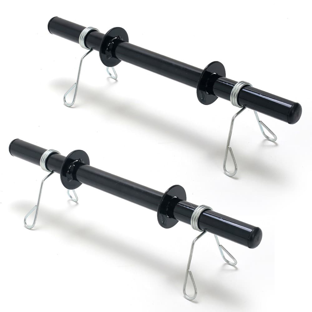 02 Barras ocas Halteres musculação 40 cm com presilhas envio imediato